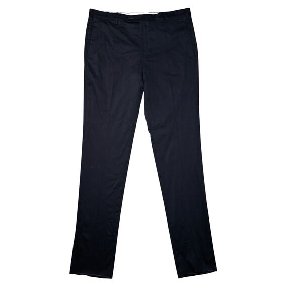 Zanella Dark Blue Parker Dress Pants Unfinished Hem Size 38 - Picture 1 of 15